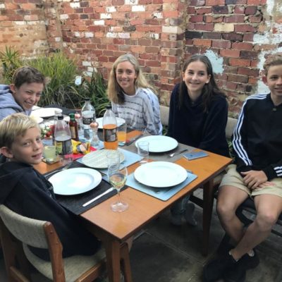 Dinner with Melbourne cousins
