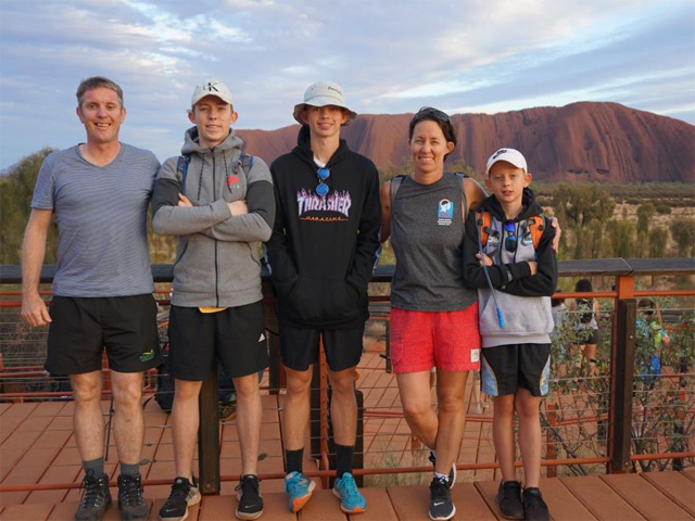 John Maz and Boys Uluru 2019